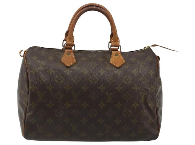 LOUIS VUITTON Borsa a Mano Monogram Speedy 30 M41526 LV Auth ka3478 Monogramma - vista 13