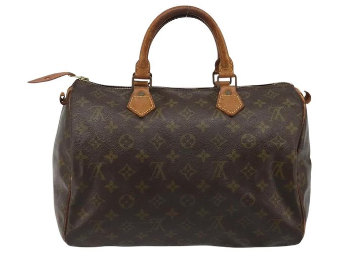 LOUIS VUITTON Borsa a Mano Monogram Speedy 30 M41526 LV Auth ka3478 Monogramma - vista 2