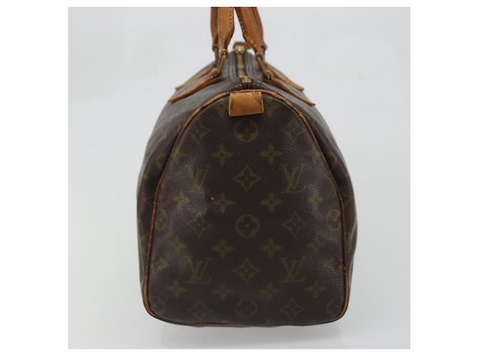 LOUIS VUITTON Borsa a Mano Monogram Speedy 30 M41526 LV Auth ka3478 Monogramma - vista 3