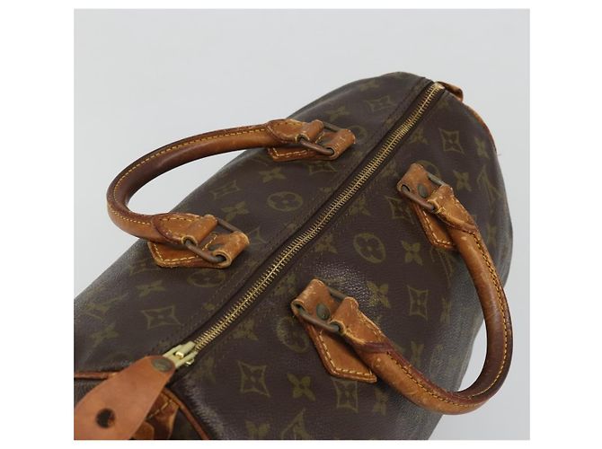 LOUIS VUITTON Borsa a Mano Monogram Speedy 30 M41526 LV Auth ka3478 Monogramma - vista 6