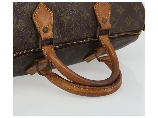 LOUIS VUITTON Borsa a Mano Monogram Speedy 30 M41526 LV Auth ka3478 Monogramma - vista 7