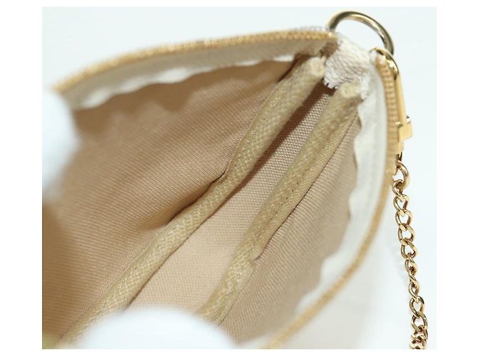 LOUIS VUITTON Mini Pochette Accessoires Damier Azur Pouch N64451 LV Auth AMZ456M - vista 22