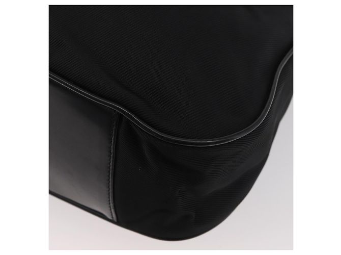 Borsa a Spalla GUCCI Bamboo Nylon 2in1 Nero Argento 001 2852 1577 5 Auth AMZ012 - vista 10
