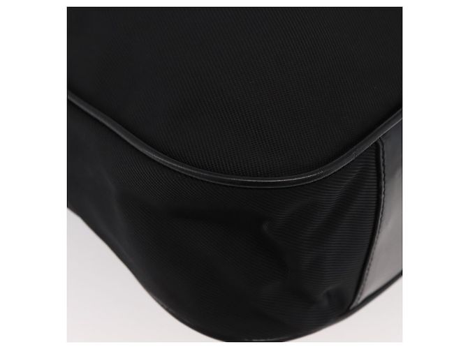 Borsa a Spalla GUCCI Bamboo Nylon 2in1 Nero Argento 001 2852 1577 5 Auth AMZ012 - vista 15