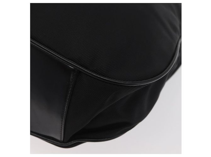 Borsa a Spalla GUCCI Bamboo Nylon 2in1 Nero Argento 001 2852 1577 5 Auth AMZ012 - vista 16