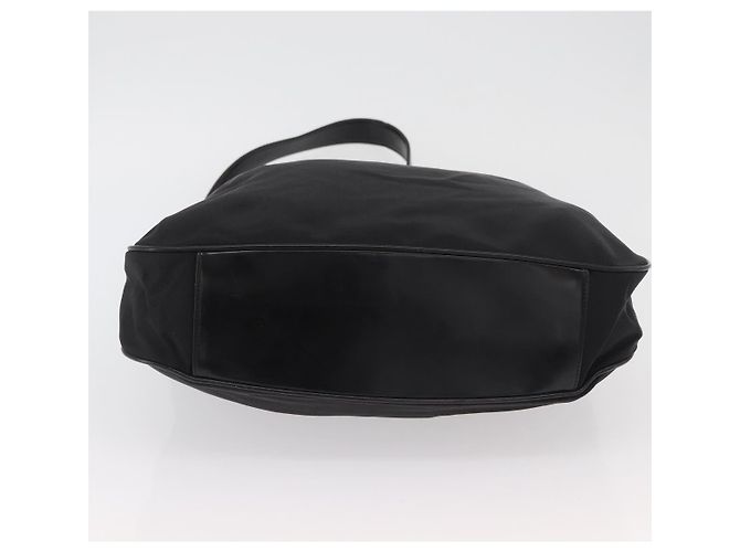 Borsa a Spalla GUCCI Bamboo Nylon 2in1 Nero Argento 001 2852 1577 5 Auth AMZ012 - vista 5