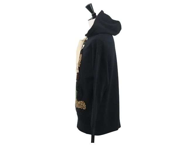LOEWE ~ Sudadera con capucha Studio Ghibli Mi Vecino Totoro Algodón S Negro Auth 167162SM - vista 3