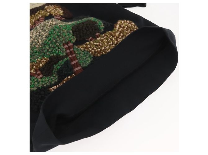 LOEWE ~ Sudadera con capucha Studio Ghibli Mi Vecino Totoro Algodón S Negro Auth 167162SM - vista 8