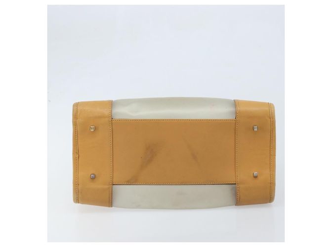 LOEWE Amazona 32 Borsa a Mano Vinile Trasparente Argento Auth AMZ137 - Ansicht 5