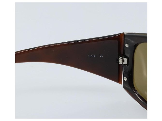 Gafas de sol CHANEL de plástico marrón CC Auth BA11836 Castaño - vista 11