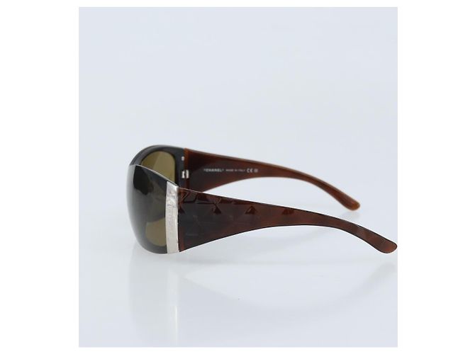 Gafas de sol CHANEL de plástico marrón CC Auth BA11836 Castaño - vista 3
