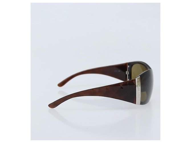 Gafas de sol CHANEL de plástico marrón CC Auth BA11836 Castaño - vista 4