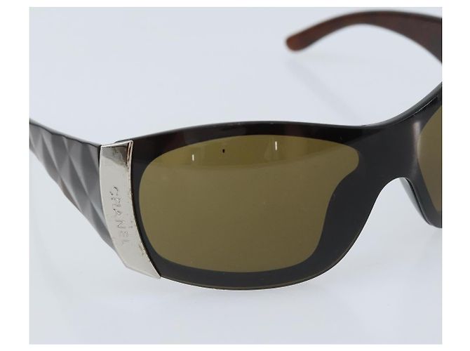 Gafas de sol CHANEL de plástico marrón CC Auth BA11836 Castaño - vista 5