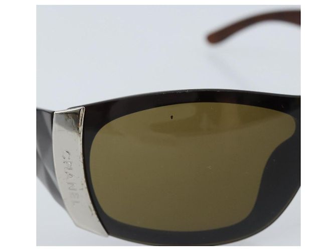 Gafas de sol CHANEL de plástico marrón CC Auth BA11836 Castaño - vista 6