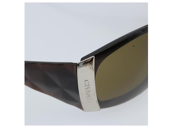 Gafas de sol CHANEL de plástico marrón CC Auth BA11836 Castaño - vista 9
