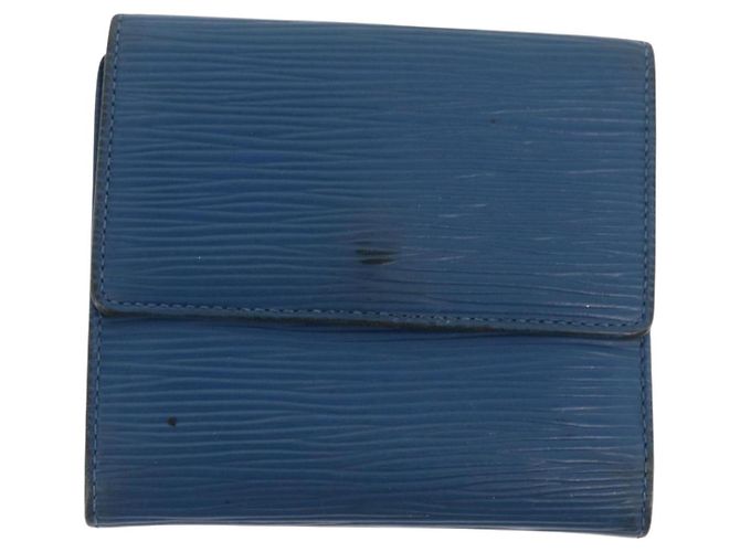 Portafoglio in pelle Monogram Epi LOUIS VUITTON 2 pezzi Blu LV Auth BA11426 Monogramma - vista 3