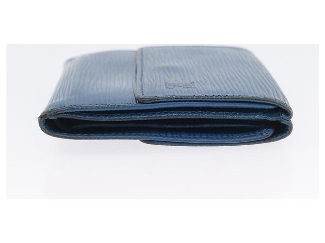 Portafoglio in pelle Monogram Epi LOUIS VUITTON 2 pezzi Blu LV Auth BA11426 Monogramma - vista 4