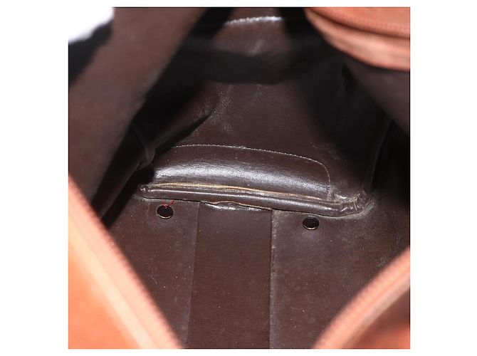 Borsa a Spalla Christian Dior in Pelle Marrone Oro Auth 174305A D'oro - vista 17