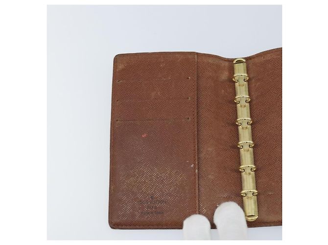 LOUIS VUITTON Monogram Agenda PM Day Planner Cover R20005 LV Auth BAZ314 - view 19