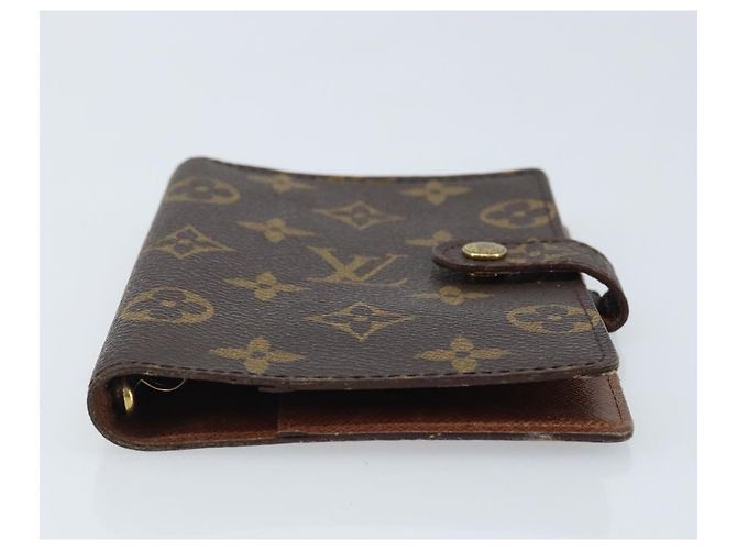LOUIS VUITTON Monogram Agenda PM Day Planner Cover R20005 LV Auth BAZ314 - view 6