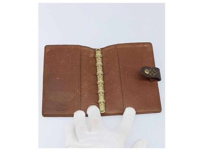 LOUIS VUITTON Monogram Agenda PM Day Planner Cover R20005 LV Auth BAZ314 - view 8