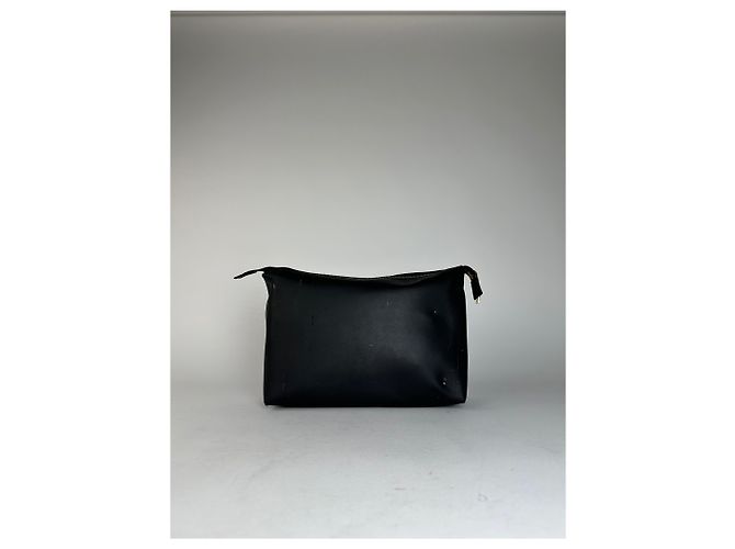 Céline Clutch in pelle nera Celine Paris vintage Nero - vista 2