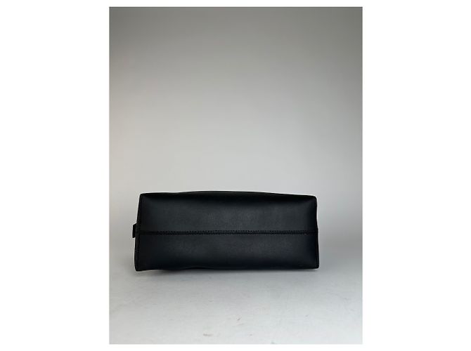 Céline Clutch in pelle nera Celine Paris vintage Nero - vista 8