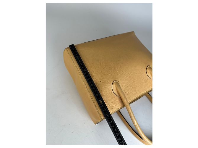 Céline Vintage Celine Paris Handtasche Beige - Ansicht 13