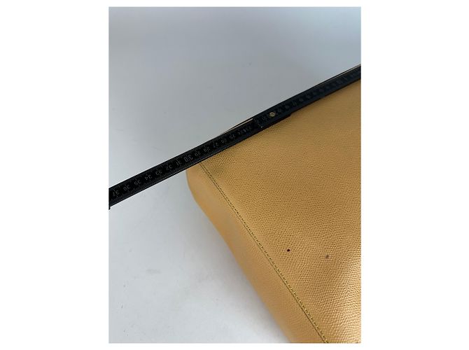 Céline Vintage Celine Paris Handtasche Beige - Ansicht 14