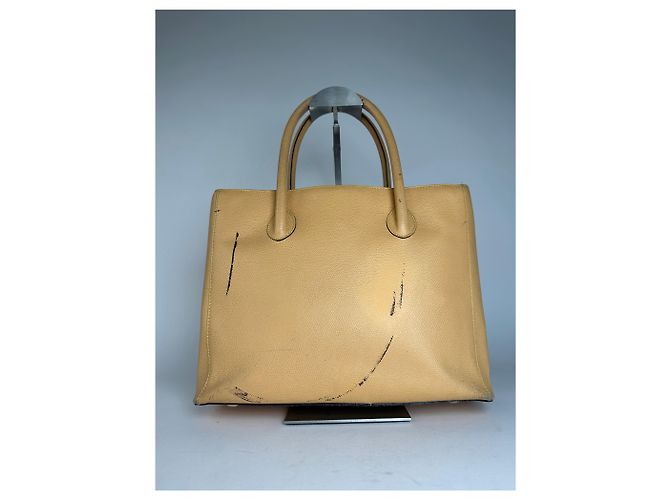 Céline Vintage Celine Paris Handtasche Beige - Ansicht 2