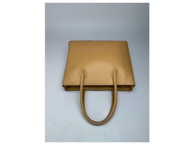Céline Vintage Celine Paris Handtasche Beige - Ansicht 5
