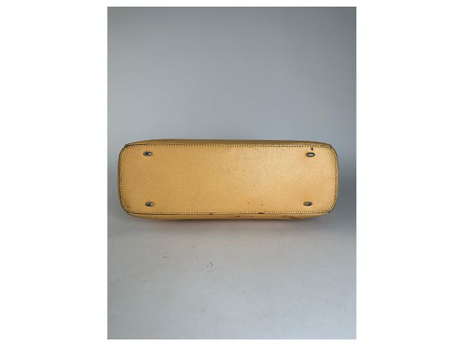 Céline Vintage Celine Paris Handtasche Beige - Ansicht 6