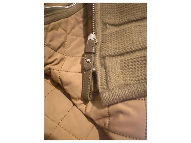 Hermès Wool Coat Khaki Size 36 - view 4