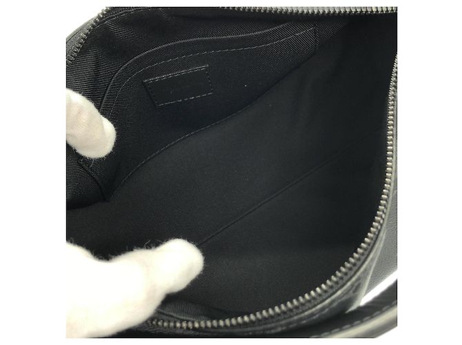 Louis Vuitton Monogram Eclipse Soft Polochon PM Handtasche Schwarz - Ansicht 6