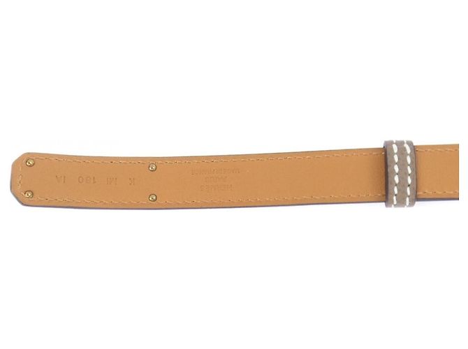 Hermès Hermes Kelly 18mm Gürtel Beige - Ansicht 3