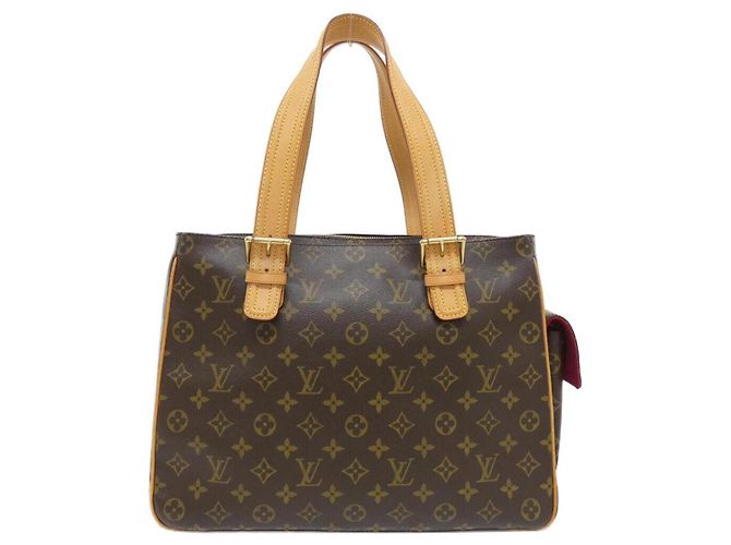 Borsa Louis Vuitton Monogram Multipli Cité Marrone - vista 2