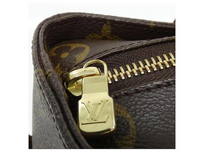 Borsa Louis Vuitton Monogram Multipli Cité Marrone - vista 4