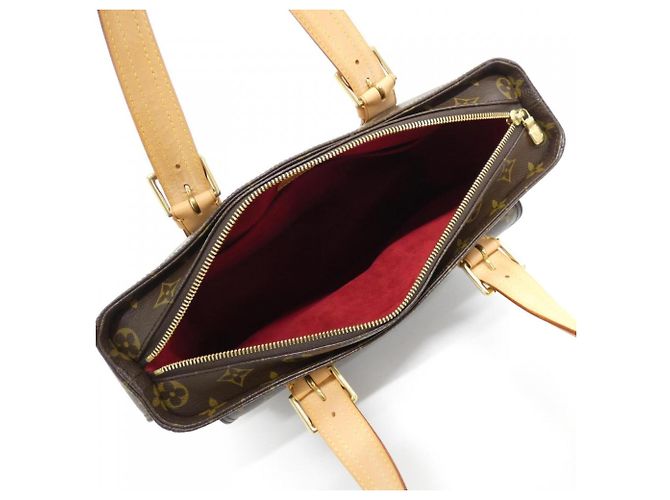 Borsa Louis Vuitton Monogram Multipli Cité Marrone - vista 7