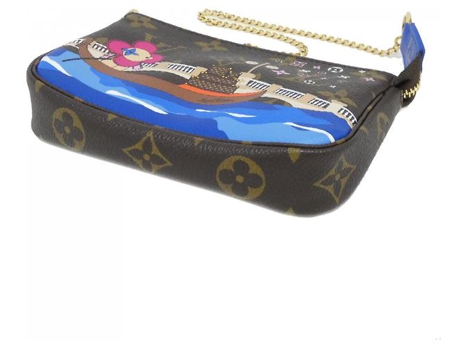 Vivienne Mini Pochette Accessori Monogramma Louis Vuitton Marrone - vista 3