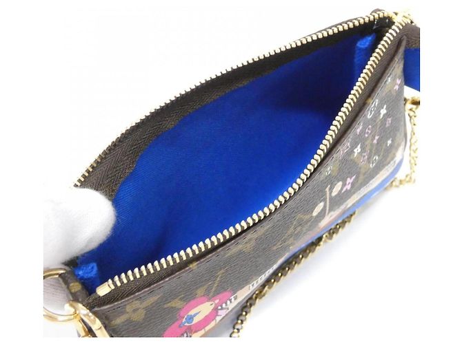 Vivienne Mini Pochette Accessori Monogramma Louis Vuitton Marrone - vista 5