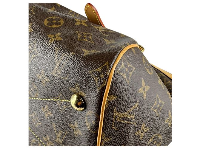 Borsa Louis Vuitton Monogram Tivoli GM Marrone Monogramma - vista 9