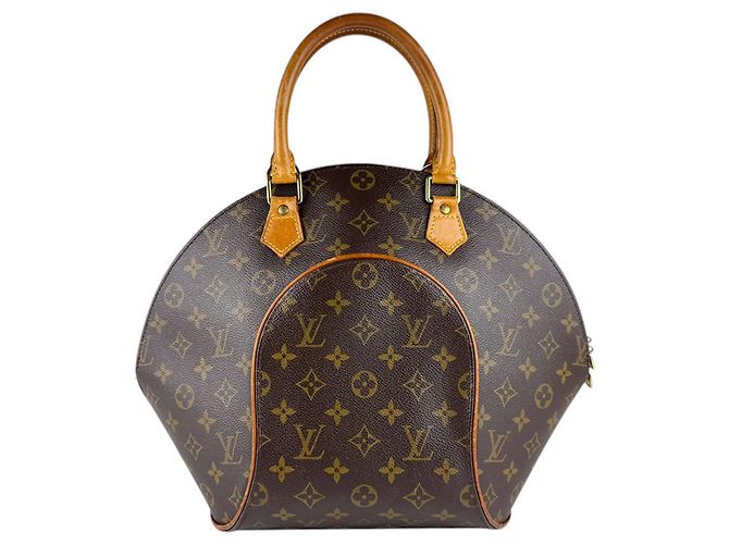 Borsa a mano Ellipse MM Monogramma Louis Vuitton Marrone - vista 3