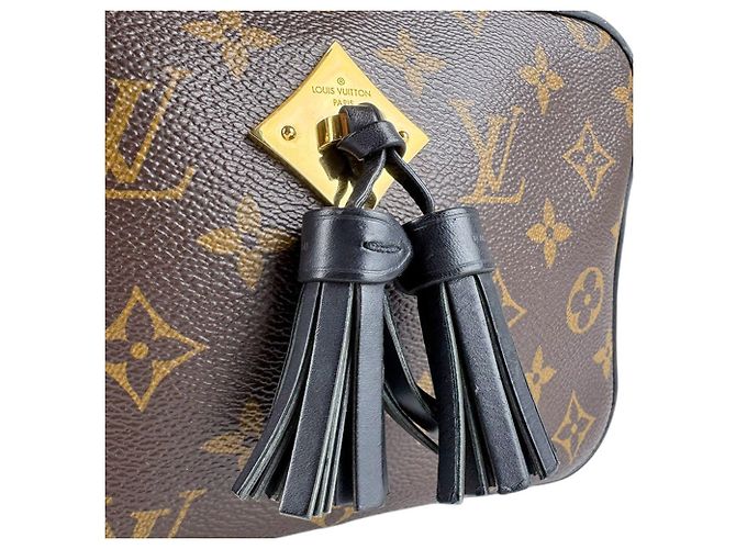 Bolso de Hombro Monogram Louis Vuitton Castaño Negro Monograma - vista 9