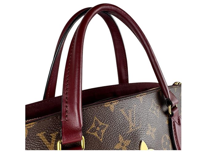 Borsa a Spalla Monogram Louis Vuitton Marrone Bordò Monogramma - vista 10