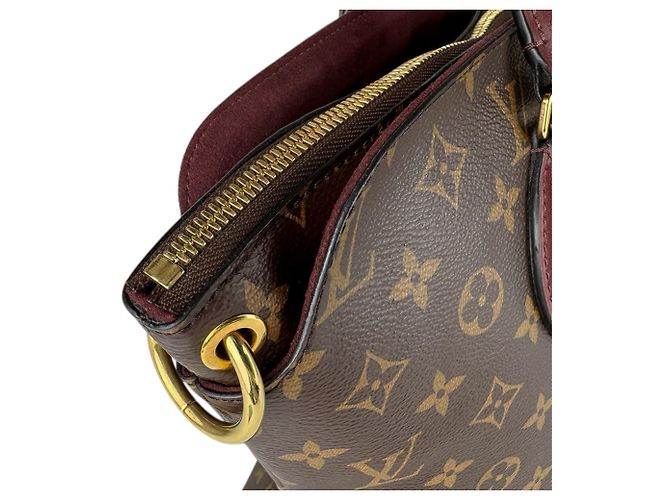 Borsa a Spalla Monogram Louis Vuitton Marrone Bordò Monogramma - vista 6