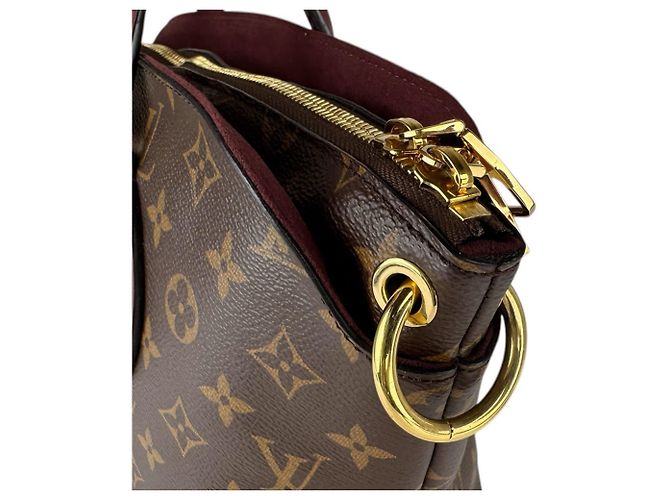 Borsa a Spalla Monogram Louis Vuitton Marrone Bordò Monogramma - vista 7