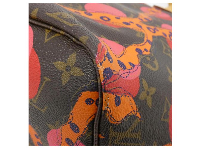 Borsa Louis Vuitton Monogram Ramage Neverfull MM Marrone - vista 2