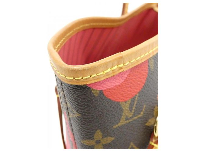 Borsa Louis Vuitton Monogram Ramage Neverfull MM Marrone - vista 4