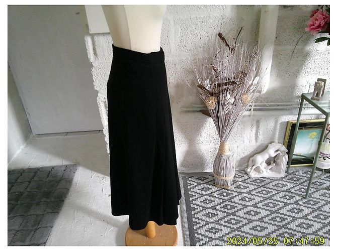 Falda envolvente Sonia Rykiel negra de lana Negro - vista 2