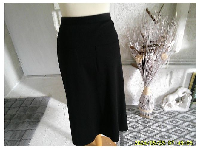 Falda envolvente Sonia Rykiel negra de lana Negro - vista 5